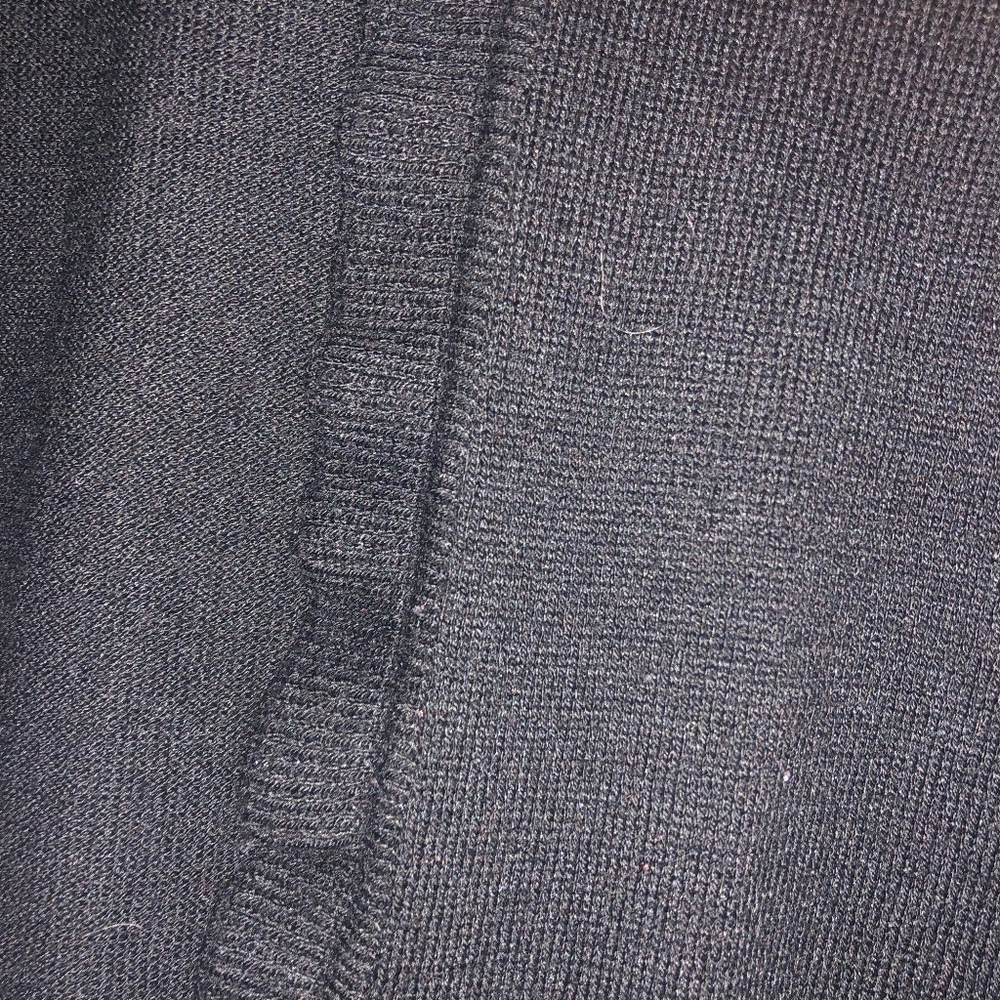 Black Ruffled Cardigan - Picture 3 of 3